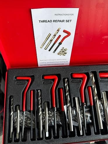 Мультитулы: Набор для ремонта резьбы (Thread Repair Set) в металлическом кейсе — 3