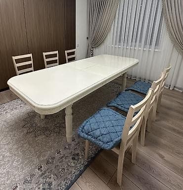 кройный столь: Стол и стул для зала, цвет - Бежевый — 5