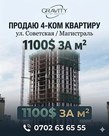 Продажа квартир: 4 комнаты, 125 м², Элитка, 20 этаж, Готовая ПСО (под самоотделку) — 1