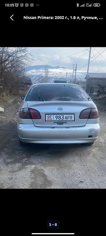 gbt dc: Nissan Primera: 2002 г., 1.8 л, Ручные, Бензин, Седан — 5