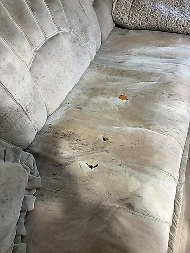 Комплект мягкой мебели, Б/у, Самовывоз, цвет - Серый — 2