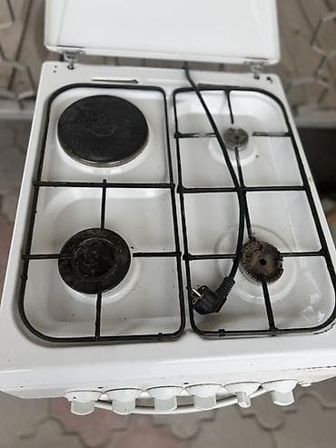духовка с плитой: Комбинированная кухонная плита с духовкой - Варочная поверхность: 4 — 1