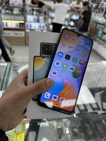 redni: Redmi, Redmi 10C, Б/у, 64 ГБ, цвет - Черный, 2 SIM — 3