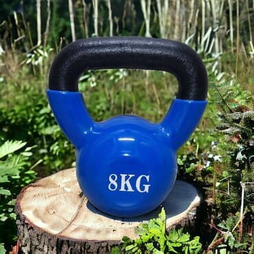 гантели наборные обрезиненные: Гиря 8 кг железная прорезиненная новая — 1