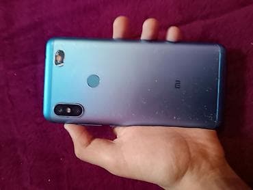 телефоны oppo: Redmi, Redmi Note 6 Pro, Б/у, 64 ГБ, цвет - Синий, 2 SIM — 2