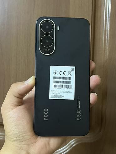 Poco C81 Pro, Колдонулган, 128 ГБ, түсү - Кара, 2 SIM