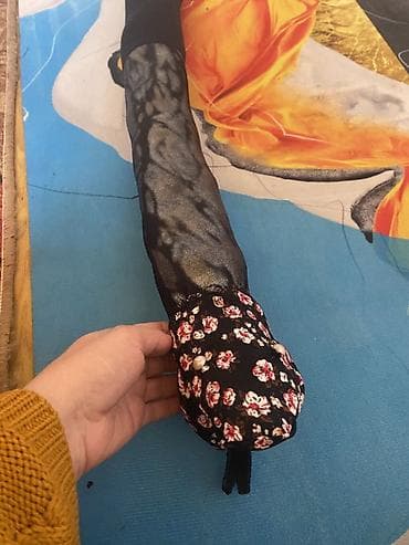 окуу кийим: Мягкая игрушка «Змея» ручной работы. - Длина: около 1–1,2 м (по фото — 2