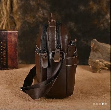 Барсетка, Материал: Натуральная кожа, Новый