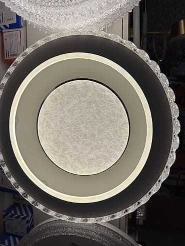 led matrix panel: Потолочный светильник светодиодный, круглый, с декоративным акриловым — 1