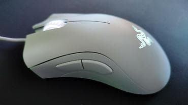 мышь razer: Игровая мышь razer essential deathadder (проводная), белая - — 1
