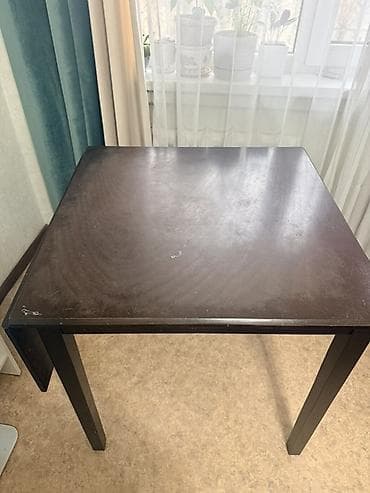 чайник походный: Стол трансформер Для кухни, Раскладной стол, цвет - Коричневый — 2