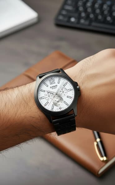 часы ош: Спорттук сааттар саат, Casio (G-Shock), Таймер жана секунда өлчөгүч, Асыл нуска, Унисекс, Жаңы — 1