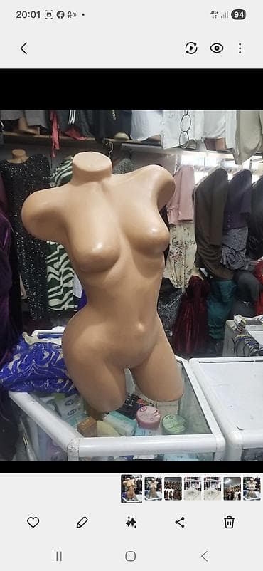 манекены для портных: Манекен-топ «женский торс» для демонстрации одежды и белья. - Тип — 1