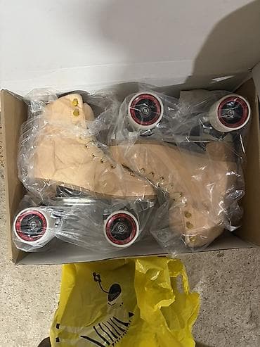 форма стойка: Ретро-роликовые коньки (квады) - Ботинок: высокий, классического — 1