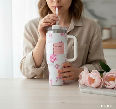 чай ичкен столдор: Термокружка с ручкой и трубочкой, 40 унций (1182 мл) - Объем: 40 oz / — 1