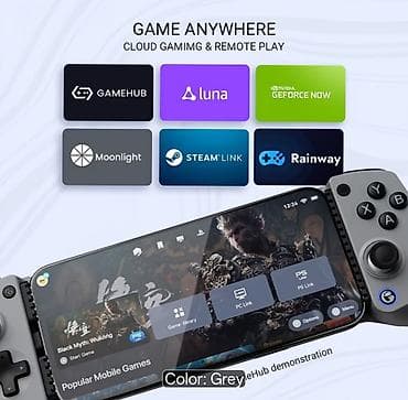 xbox 3: Геймпад-накладка GameSir X5 Lite (серый) - Форм-фактор: выдвижной — 2