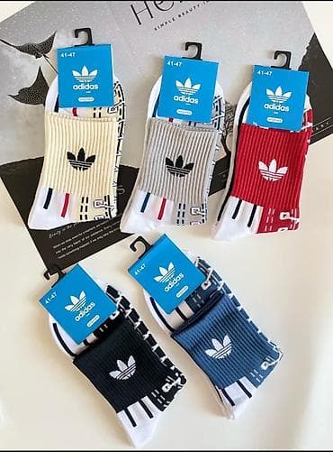 одежда для кухни: Носки «как кеды» — набор из 8 штук. Каждая пара оформлена принтом под — 8