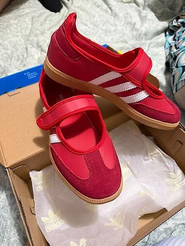 самба адидас: Кроссовки, 36.5, Adidas, Новый, цвет - Красный, Самовывоз, Платная доставка — 1