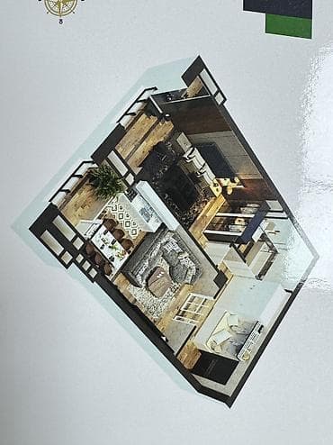 Продажа квартир: 1 комната, 54 м², Элитка, 13 этаж, ПСО (под самоотделку) — 1