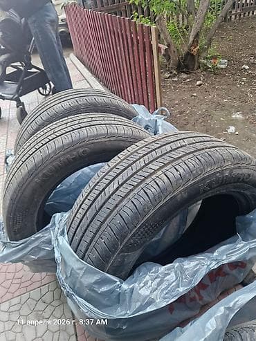 Шины 225 / 55 / R 17, Лето, Б/у, Комплект, Легковые, Kumho