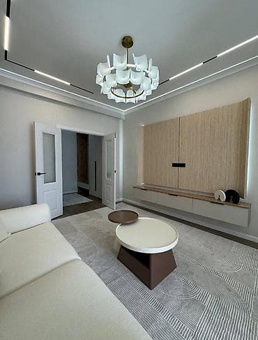 osh flat: 2 комнаты, 63 м², Элитка, 13 этаж, Дизайнерский ремонт — 1