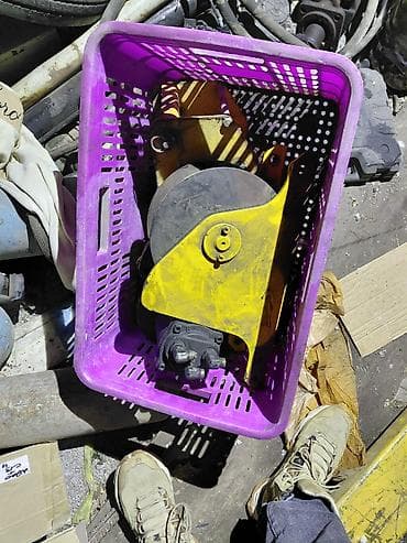 бесшумные генераторы: Гидромотор-редуктор с кронштейном (желтый) летяйка лебедка трос кму — 3