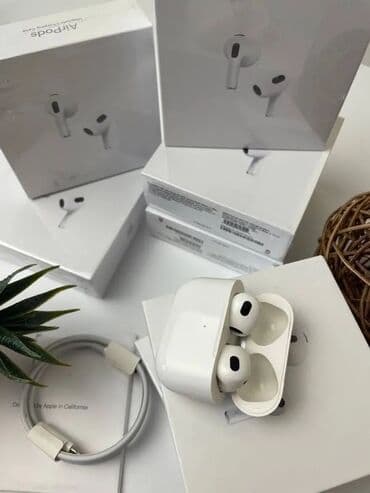 Вкладыши, Apple, Новый, Беспроводные (Bluetooth), Классические