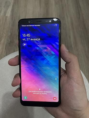 Samsung Galaxy A6 Plus, цвет - Черный, 2 SIM
