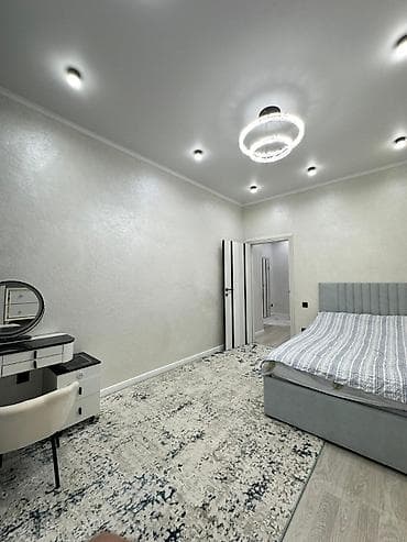 мадина базар квартира: 3 комнаты, 95 м², Элитка, 10 этаж, Евроремонт — 10