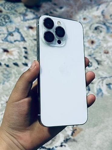 aifon se: IPhone 13 Pro, Б/у, 128 ГБ, Белый, Кабель, 75 % — 4