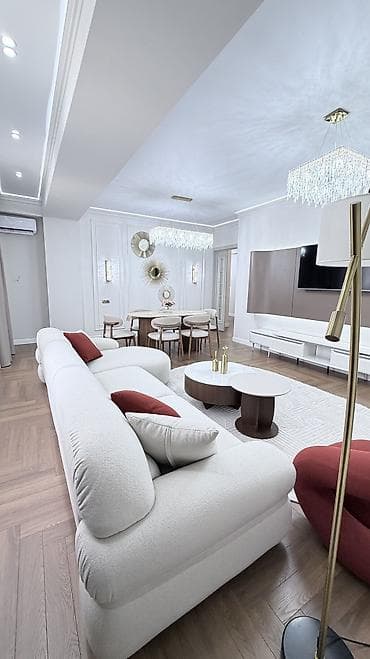 ts group: 3 комнаты, 104 м², Асанбай мкр Элитка, 9 этаж, Свежий ремонт — 2