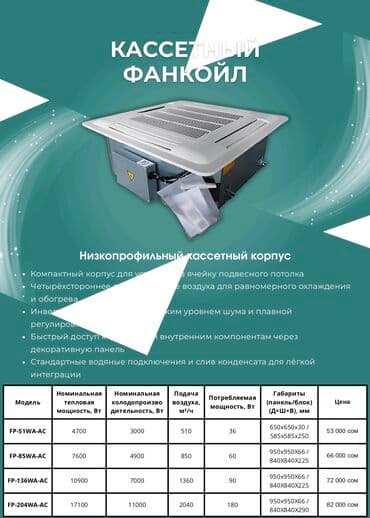 калонный кондиционер: Кассетный фанкойл — это низкопрофильное устройство, предназначенное — 1