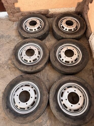 метиз 1: Колеса в сборе 195 / 75 / R 16, Лето, Б/у, Легкий коммерческий транспорт (C/LT), Железные — 4