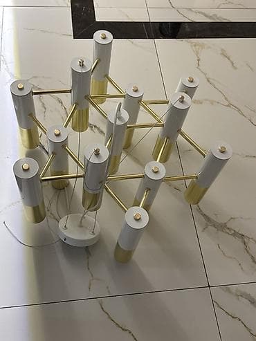 Люстры: Многоламповая потолочная люстра в современном стиле - Конструкция — 3