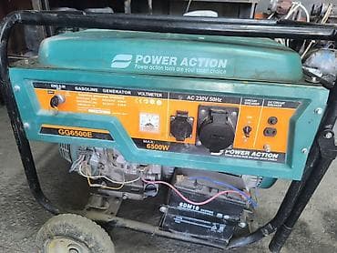 генератор 100: Бензиновый генератор Power Action GG6500E - Максимальная мощность: 6 — 1