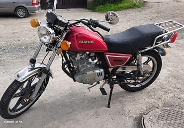 теккен мото: Классический мотоцикл Suzuki, 125 куб. см, Бензин, Взрослый, Б/у — 1