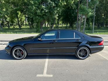 крутые машины: Mercedes-Benz S-Class: 2002 г., 5 л, Автомат, Бензиновая, Седан — 4