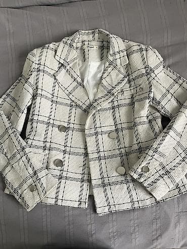 модное: Жакет женский HAZEL, размер M. - Двубортный крой с металлическими — 1