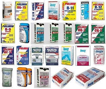 Сыпучие материалы: Комплект материалов для внутренней отделки и монтажа: - Саморезы и — 4