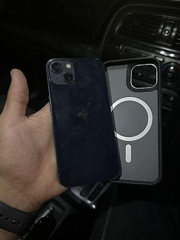 apple studio display: IPhone 13, Б/у, 128 ГБ, Midnight, Чехол, 78 % — 6