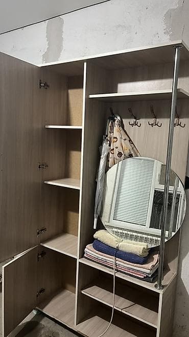 Шкаф-прихожая, Б/у, С зеркалом