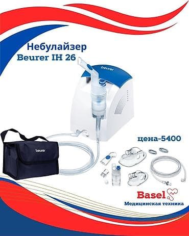Небулайзер Beurer IH 26 Компрессорный ингалятор для проведения