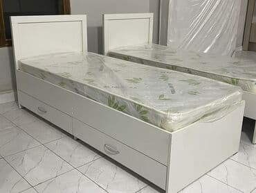 кровать односпальная с матрасом купить дешево: Односпальная кровать, Новый, С матрасом, В рассрочку, длина - 1900 см — 2