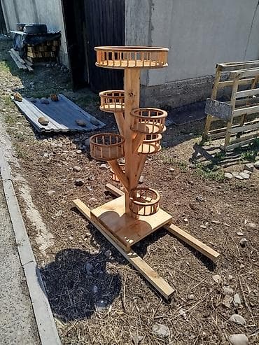 овощной полка: Полка, этажерка для цветов, Дерево — 2