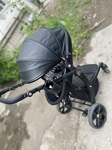 колясо: Прогулочная коляска Luxmom (дизайн Zebra) - Лёгкая и манёвренная — 3