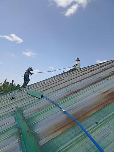 Покраска и обновление кровли Профессионально окрашиваем металлические