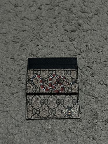 прием золото: Картхолдер/держатель карт Gucci с фирменным монограммным принтом GG — 1