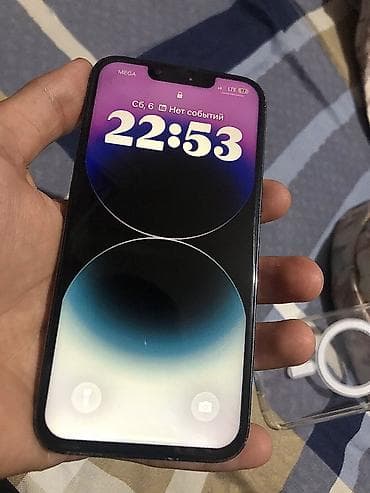айфон 13 буу: IPhone 13 Pro, Б/у, 256 ГБ, Голубой, Защитное стекло, Чехол, 93 % — 5