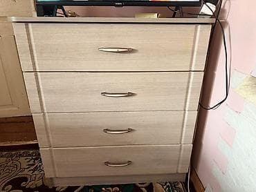 Спальный гарнитур в светлом дубовом оттенке (венге/дуб сонома по