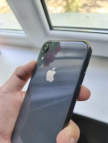 Мобильные телефоны и аксессуары: IPhone Xr, Б/у, 256 ГБ, Черный, Кабель, В рассрочку, 80 % — 2